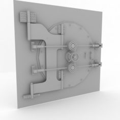 Bank Vault 3D Model