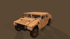 Military truck 3D Model