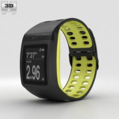 Nike SportWatch GPS Black-Volt 3D Model