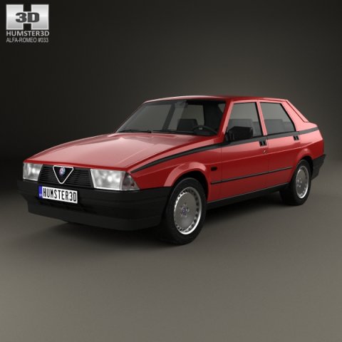 Alfa Romeo 75 1985 3D Model
