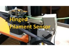 CR-10S Hinged Filament Sensor Mount (Bottom Plug) 3D Print Model