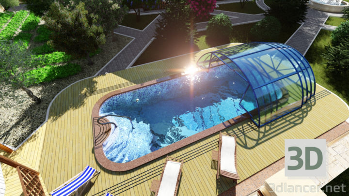 3D-Model 
Private swimming pool
