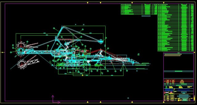 8000-8400 T-HBucket wheel stacker reclaimer 3D Model