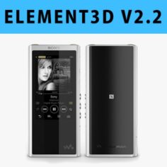 E3D – Sony Walkman NW-ZX300 MP3 Players 3D 3D Model