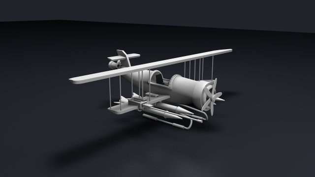 Aircraft Bomber Plane 3D Model