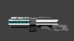 Ion Rifle 3D Model