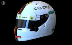 VETTEL Arai racing helmet 2018 3D Model