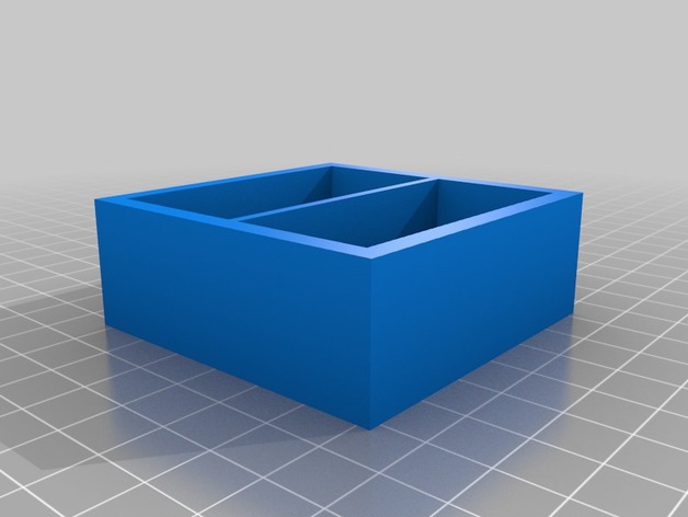twin section box 3D Print Model