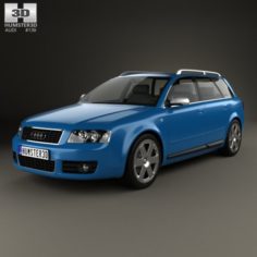 Audi S4 Avant 2003 3D Model