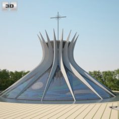 Cathedral of Brasilia 3D Model