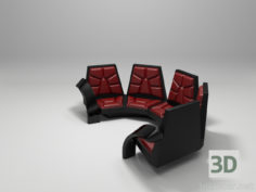 3D-Model 
Free sofa