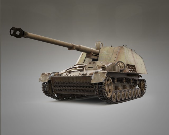 SdKfz 164 Nashorn 3D Model