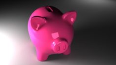 Pig Coin Bank 3D Model