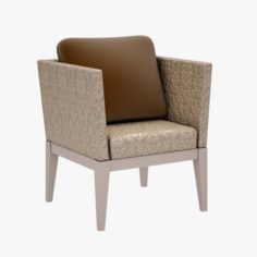 Chair Zebrano 3D Model