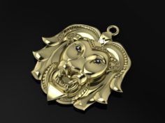 Lion pendant 3D Model