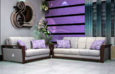 Modern Sofa 3D Model