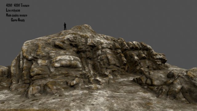Desert rock 3D Model