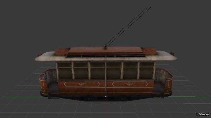 Tramway ger 3D Model