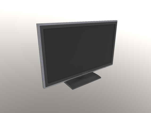 Led TV 3D Model