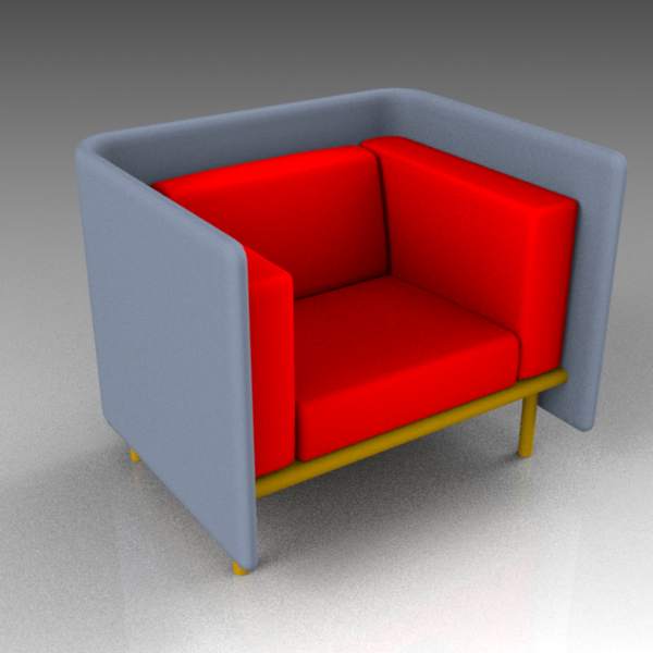Floater Armchairs 3D Model