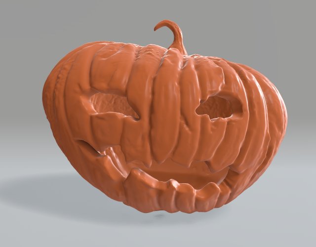 Pumpkin Lamp Jack 3D Model