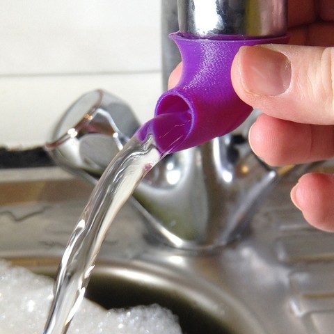 Water Saving Kitchen Tap Spout 3D Print Model