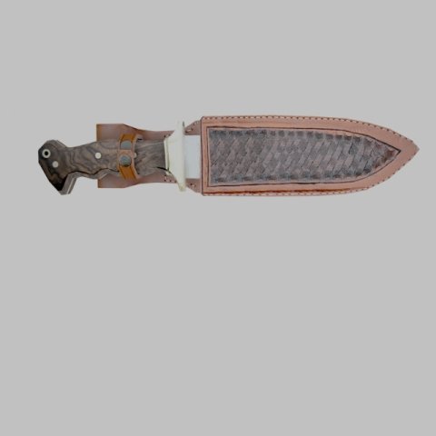 Low poly knife 3D Model