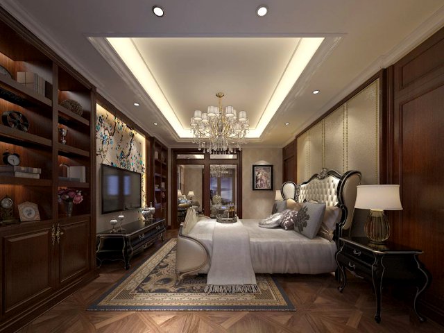 Bedroom – European Style-9423 3D Model