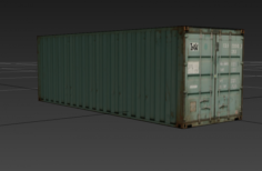 Olive container 3D Model