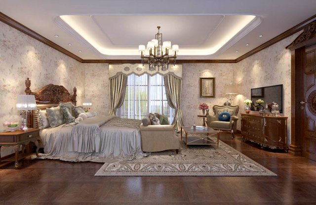 Bedroom – European Style-9421 3D Model