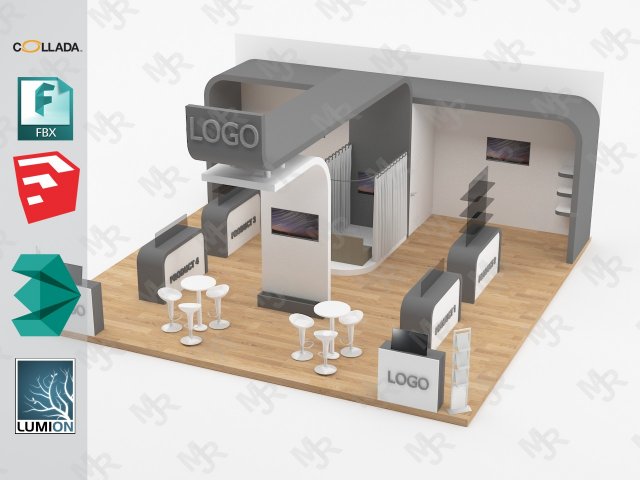 Stand4 3D Model