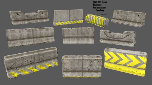 Barrier 3D Model