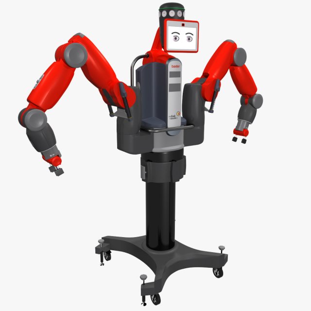Industrial Baxter Robot 3D Model