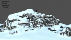 Snow mountain 3D Model