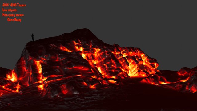 Lava rocks 3D Model