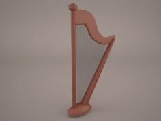 Harp Musical Instrument 3D Model