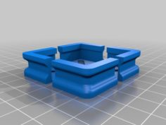 Glass Plate Corner Brackets for Flashforge Inventor 3D Printer (Remix) 3D Print Model