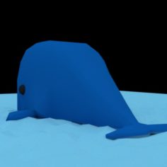 Ballena Low poly						 Free 3D Model