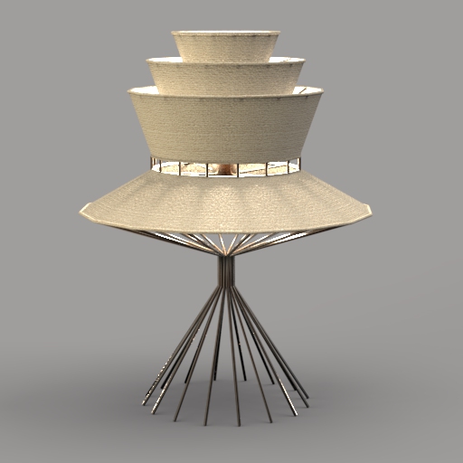 Bolero Table Lamp 3D Model