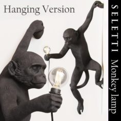 The monkey lamp hanging version 3D Model