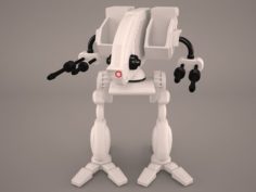 Army Mech Warrior Robot 3D Model