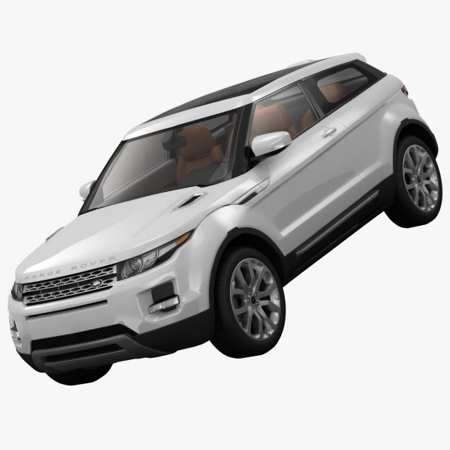 Range Rover Evoque Coupe 2011 3D Model