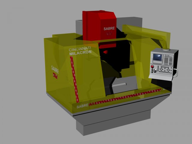 Cnc Machine No2 3D Model