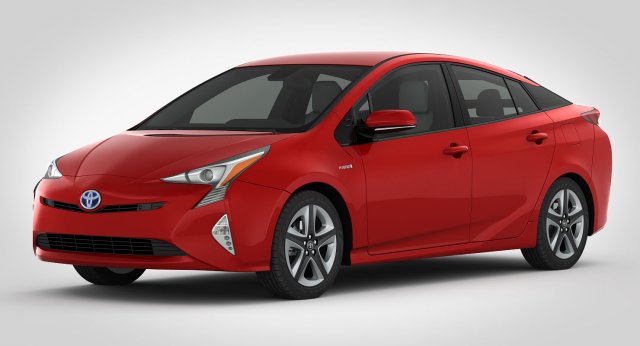 Toyota Prius 2016 detailed interior 3D Model