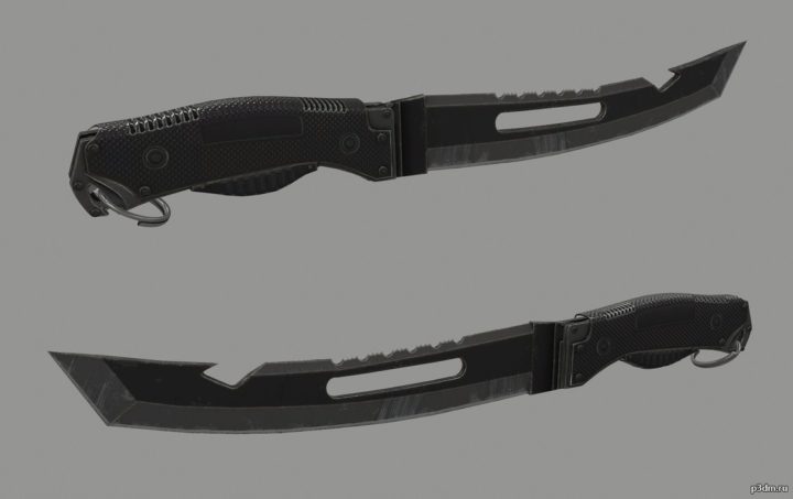 Melee Combat Knife 3D Model