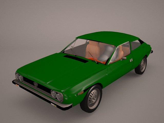 Lancia Beta Montecarlo 1975 3D Model