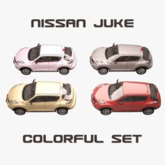 Nissan Juke Colorful Set 3D Model