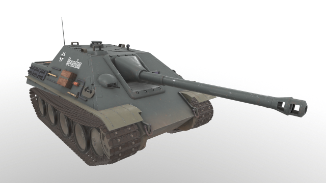 Jagdpanther Real Time 3D Model