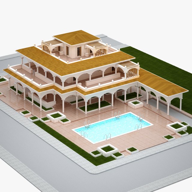 Villa 04 3D Model