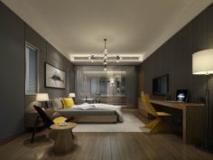 Bedroom – Modern Style -9444 3D Model